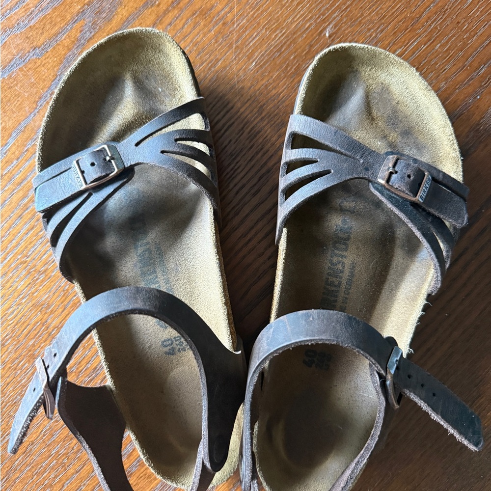 Birkenstock Brown Strappy Sandals